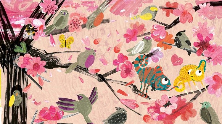Da "I sogni di un camaleonte", di Jurga Vilè, illustrazioni di Lina Sasnauskaitė, 24 ORE Cultura