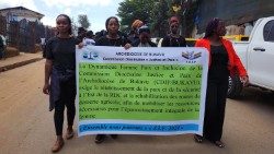 Marche des Femmes de Bukavu pour la paix. 