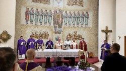 Ďakovná svätá omša v kostole Pápežského slovenského ústavu a kolégia sv. Cyrila a Metoda v Ríme (10. mar. 2024)