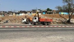 L'un des sites déguerpis à Abidjan en Côte d'Ivoire 