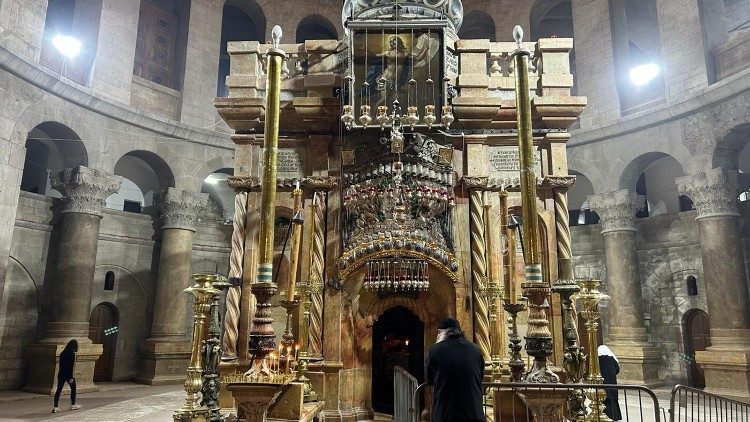 Wie zu Corona-Zeiten: Das Heilige Grab