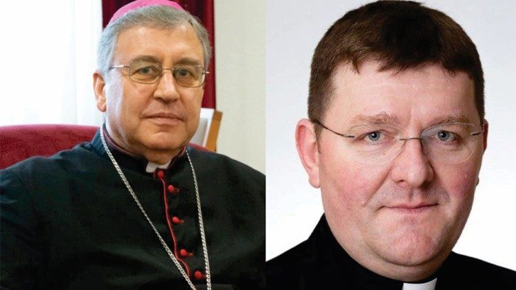 2024.03.19 Congratulazioni da parte del vescovo Stojanov al nuovo vescovo di Zrenjanin, monsignor Mirko Štefkovic