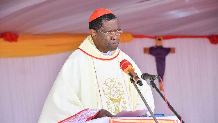 Kardinali Protase Rugambwa ndiye aliyeongoza Ibada ya Misa Takatifu.