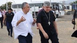 Obispos de Colombia, Panamá y Costa Rica en la zona del Darien