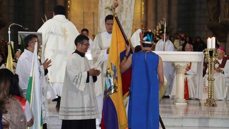 Celebración de la renovación de la consagración de Ecuador al Sagrado Corazón de Jesús