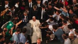 Papa Francisco em Portugal para a JMJ Lisboa 2023 /foto: João Lopes Cardoso