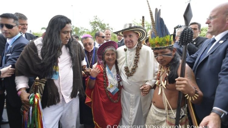 La visita del Papa in Colombia