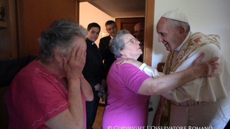 Papež Frančišek je Ostio že obiskal maja 2015
