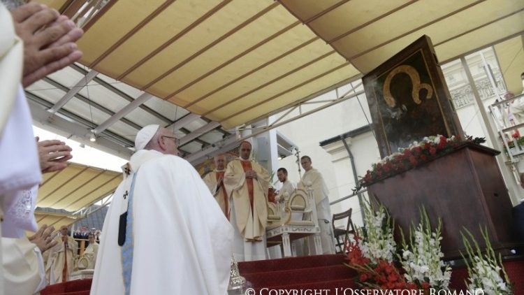 2016.07.28 Papież Franciszek w sanktuarium na Jasnej Górze