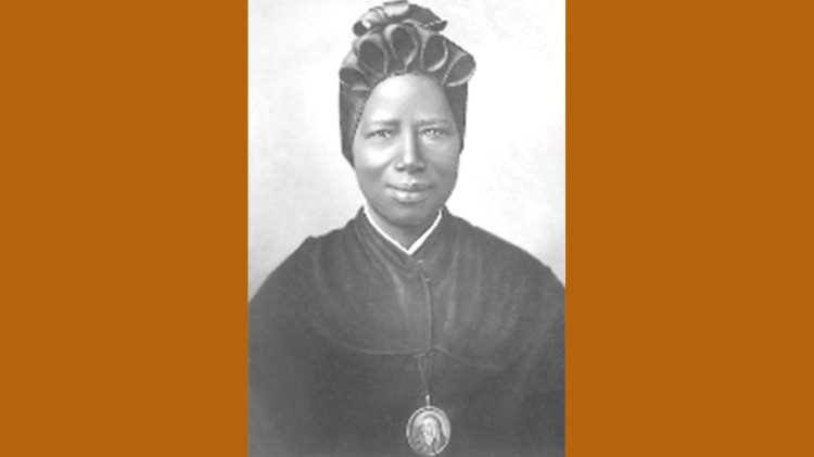 Josephine Bakhita auf einem zeitgenössischen Foto