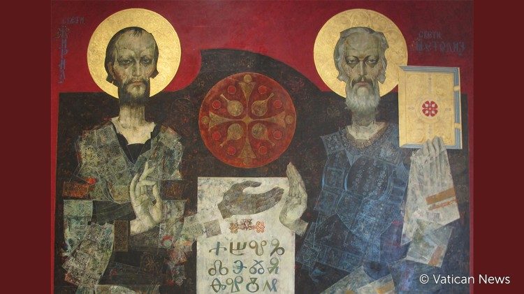 Свв. Кирилл, Монах, и Мефодий, епископ, покровители Европы