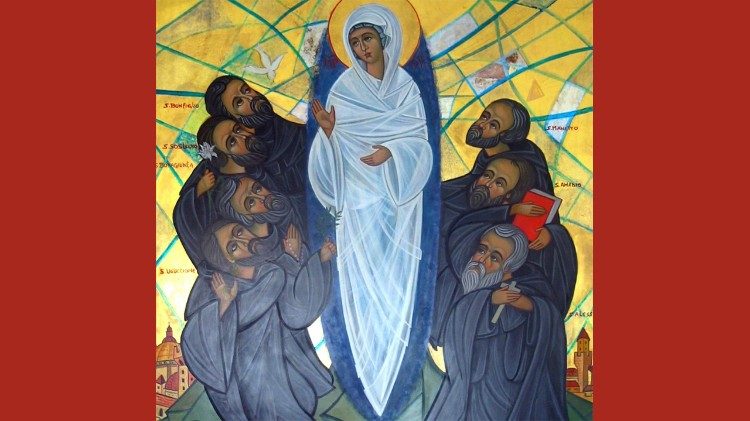 Pesaro, Italia, 7 shenjtorët themelues të Shërbëtorëve të Lumes Virgjërës Mari  