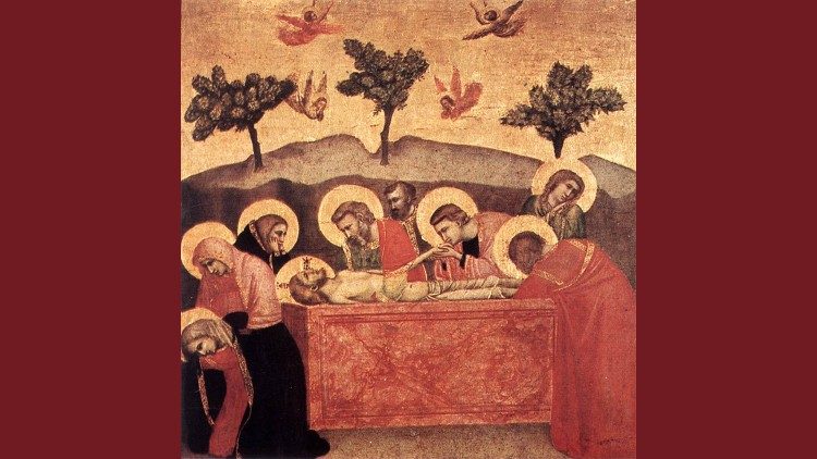 Svätí Jozef z Arimatey a Nikodém v Giottovom vyobrazení