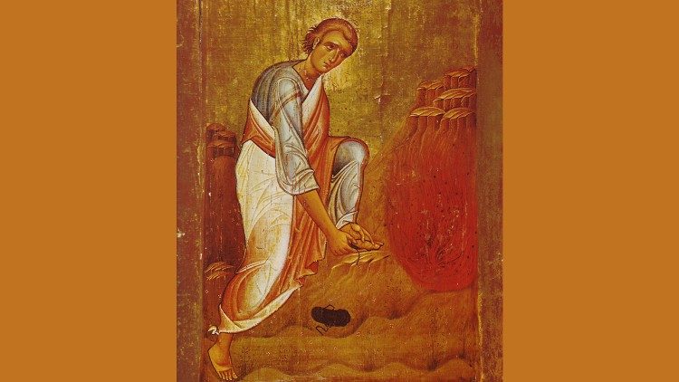 Diese Ikone zeigt Mose am brennenden Dornbusch