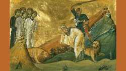 Il martirio di san Gennaro e compagni, Menologio di Basilio II