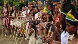 Peuples indigènes en Colombie. 