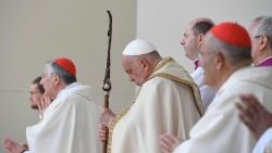 Падчас папскай Імшы на плошчы святога Марка ў Венецыі