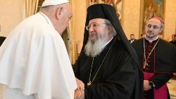 Popiežius priėmė Graikijos Ortodoksų Bažnyčios delegaciją